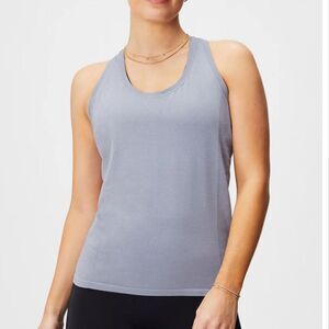 Fabletics Feather Tech Racerback Tank Classic Grey Heather 2X NWT in packaging‎